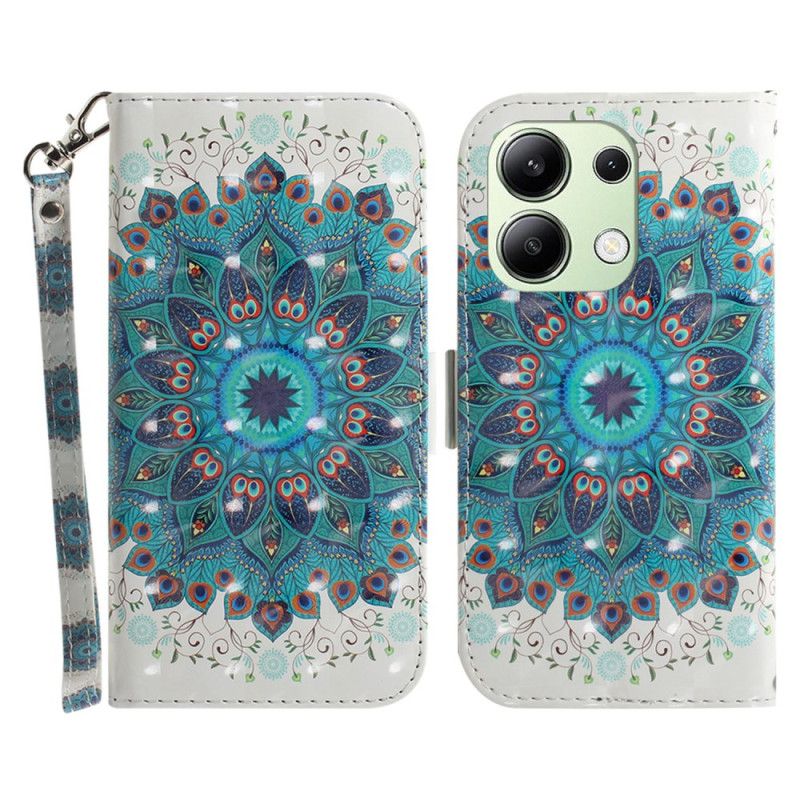Puzdro Xiaomi Redmi Note 13 4g Zelená Mandala S Remienkom