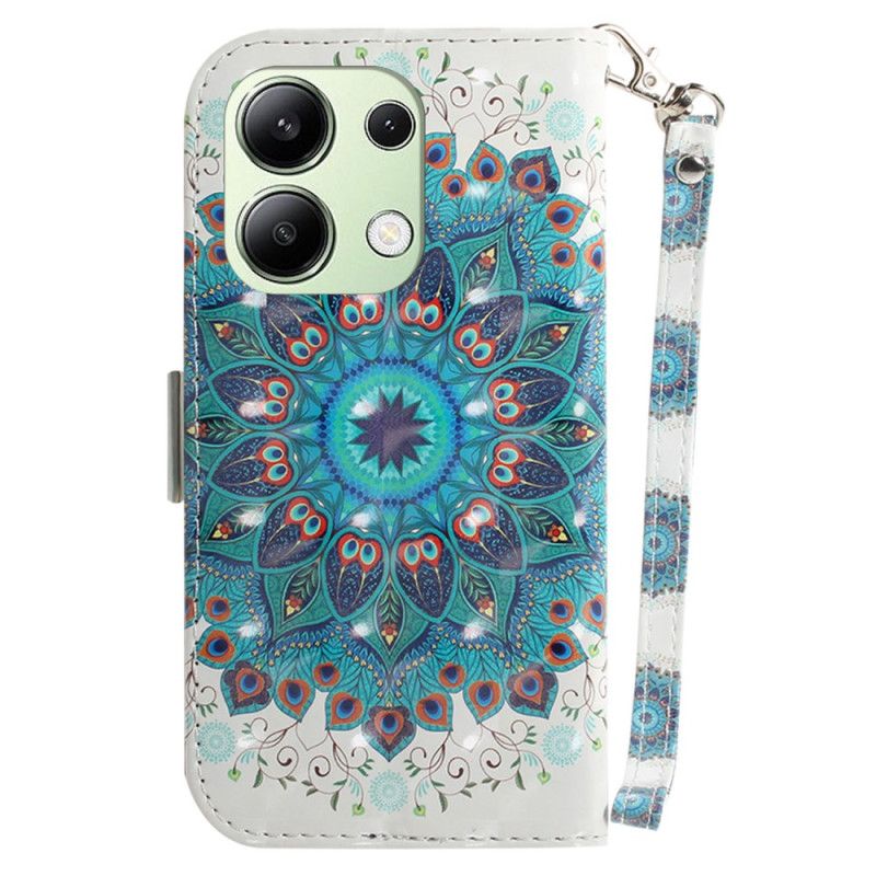 Puzdro Xiaomi Redmi Note 13 4g Zelená Mandala S Remienkom
