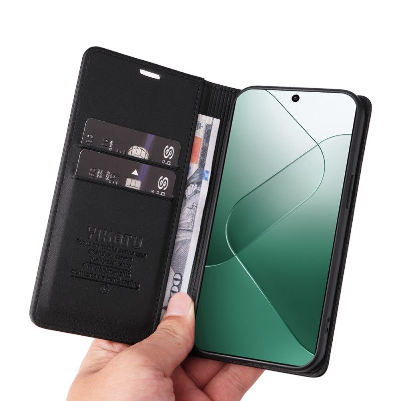 Flipové Puzdro Xiaomi 14 Kryt Na Mobil Yikatu