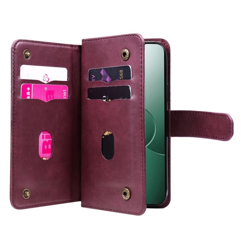 Kožené Puzdro Xiaomi 14 10 Držiteľov Kariet