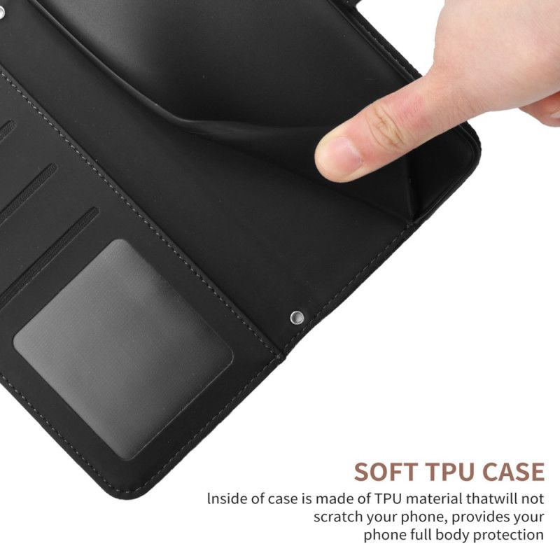 Kožené Puzdro Xiaomi 14 Kryt Na Mobil Tlač Motýľov S Remienkom