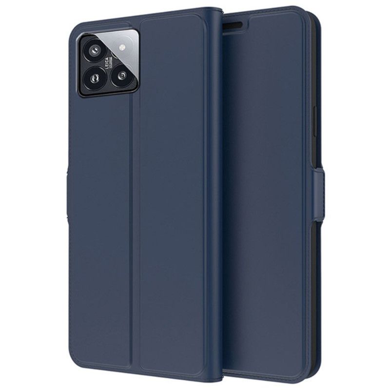 Kožené Puzdro Xiaomi 14 Kryt Na Mobil Ultra Jemné