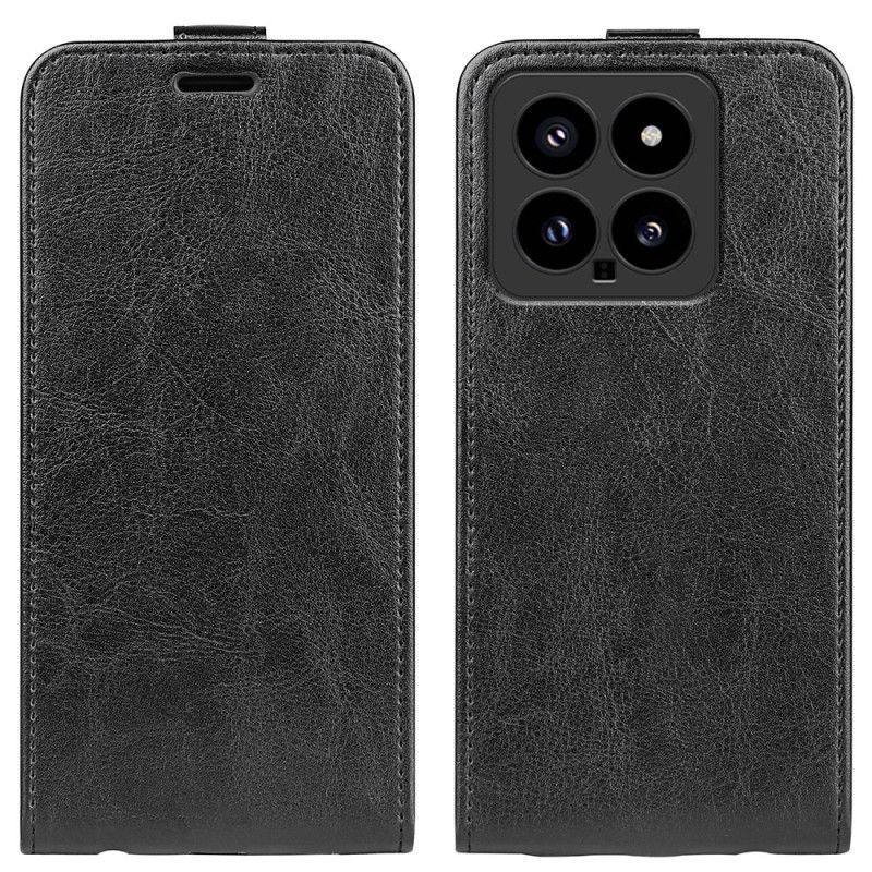 Kožené Puzdro Xiaomi 14 Kryt Na Mobil Vertikálna Klapka