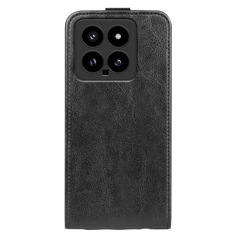 Kožené Puzdro Xiaomi 14 Kryt Na Mobil Vertikálna Klapka