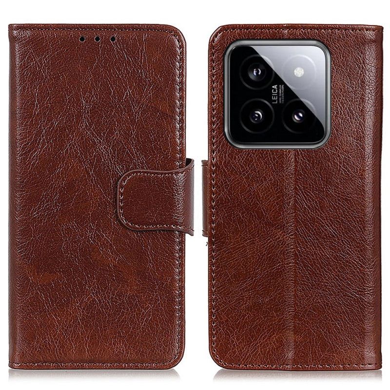 Kožené Puzdro Xiaomi 14 Patentovaná Koža Nappa