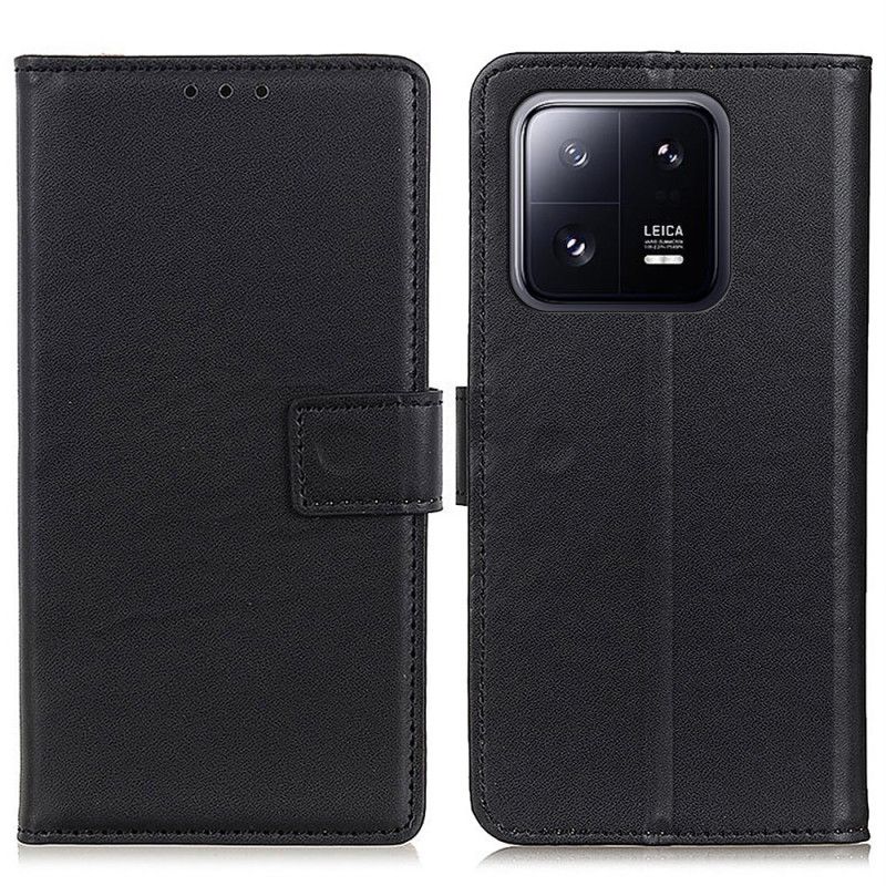 Puzdro Xiaomi 14 Jednoduchá Umelá Koža