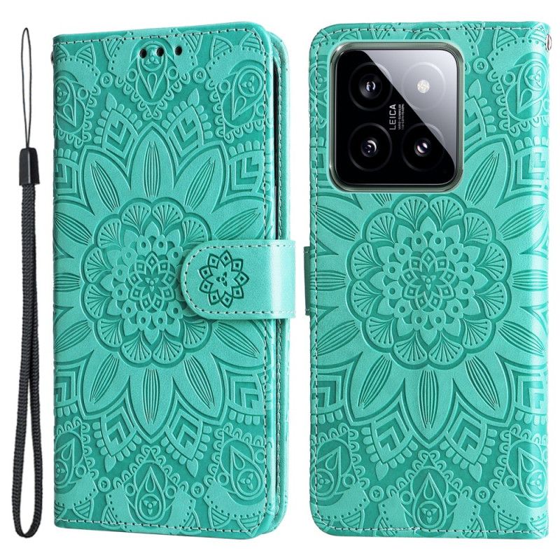 Puzdro Xiaomi 14 Slnečnica S Remienkom
