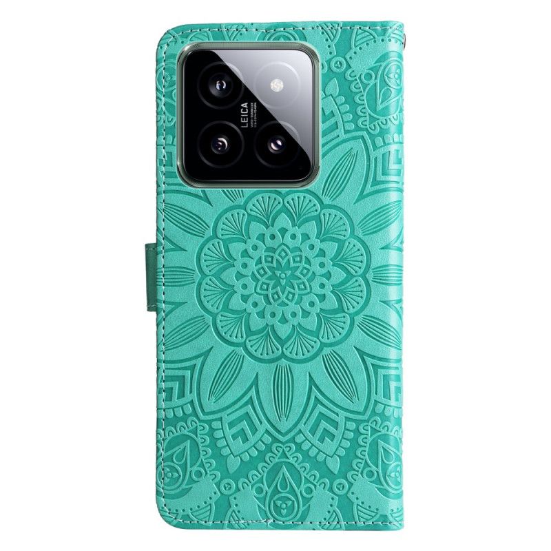 Puzdro Xiaomi 14 Slnečnica S Remienkom