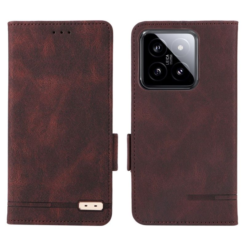 Puzdro Xiaomi 14 Vintage Dvojitá Spona