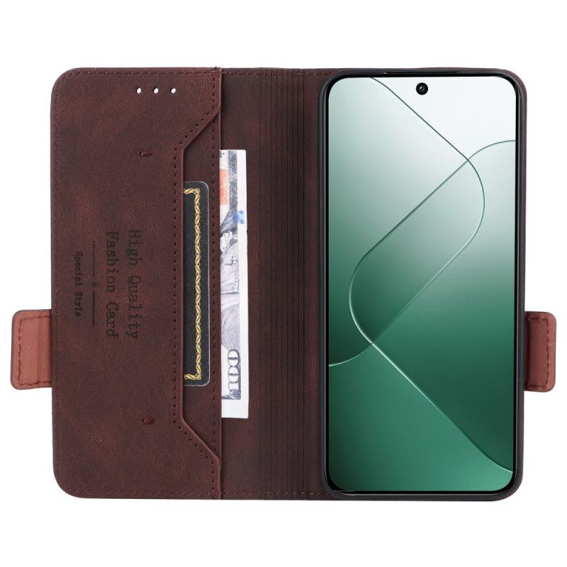 Puzdro Xiaomi 14 Vintage Dvojitá Spona