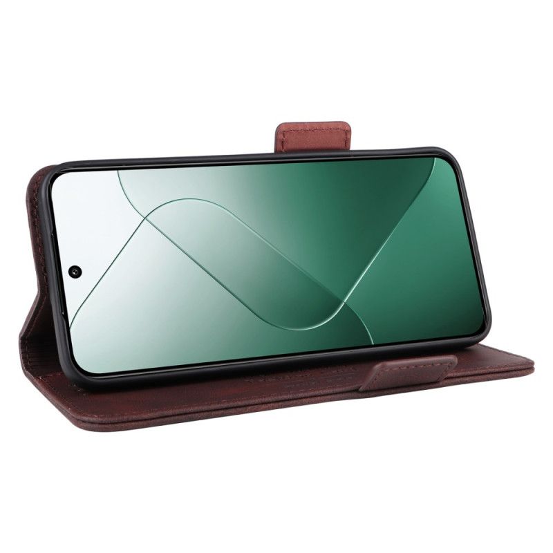 Puzdro Xiaomi 14 Vintage Dvojitá Spona