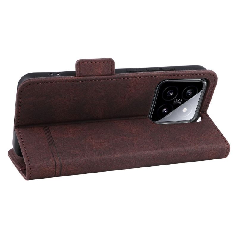 Puzdro Xiaomi 14 Vintage Dvojitá Spona