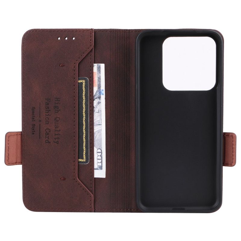 Puzdro Xiaomi 14 Vintage Dvojitá Spona
