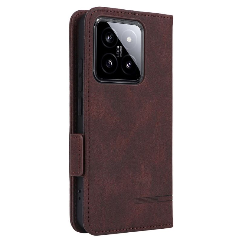 Puzdro Xiaomi 14 Vintage Dvojitá Spona