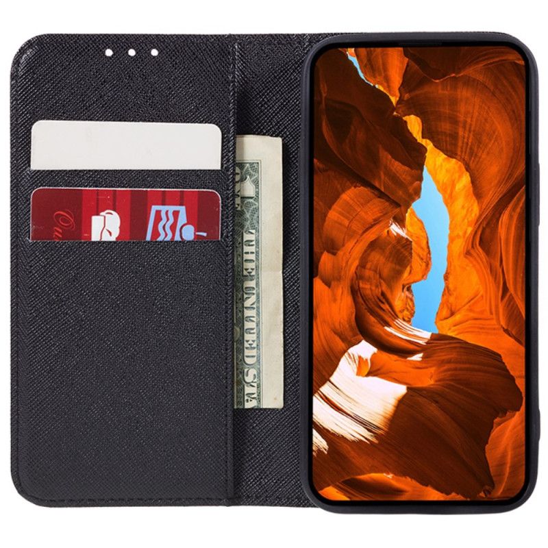 Flipové Puzdro Xiaomi Redmi Note 13 Pro 5g Kryt Na Mobil Krížová Textúra
