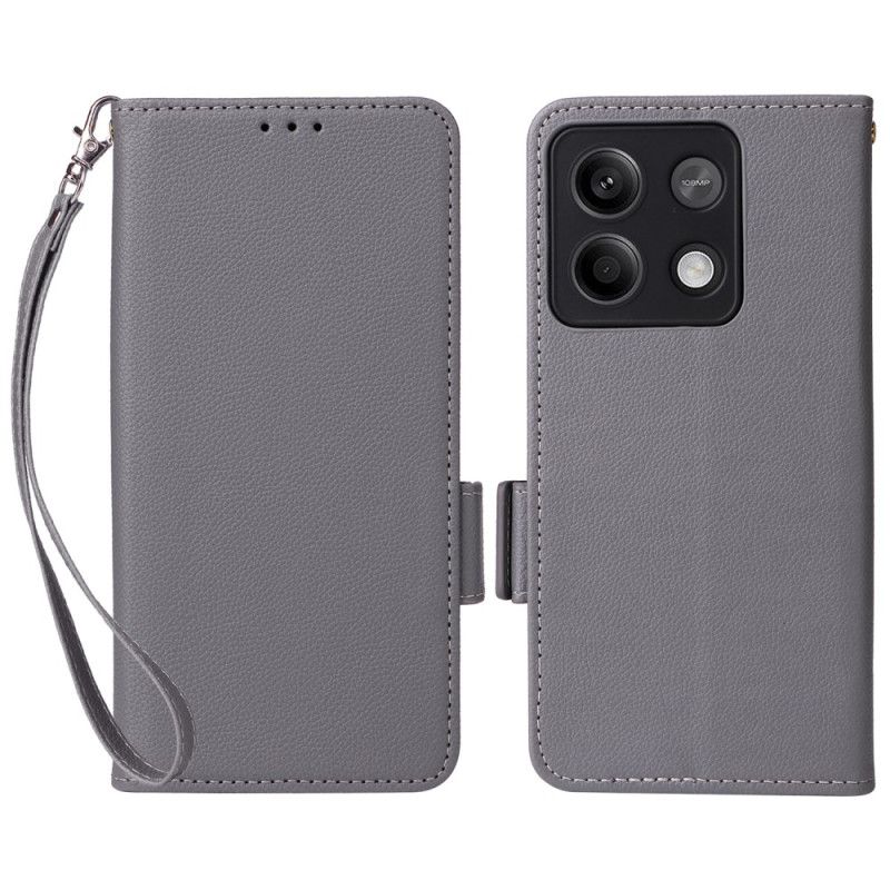 Kožené Puzdro Xiaomi Redmi Note 13 Pro 5g Klasika S Popruhom
