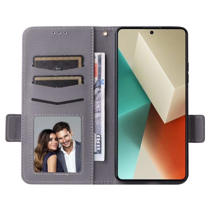 Kožené Puzdro Xiaomi Redmi Note 13 Pro 5g Klasika S Popruhom