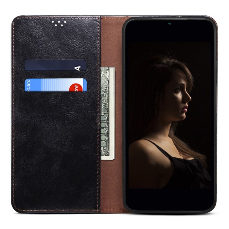 Kožené Puzdro Xiaomi Redmi Note 13 Pro 5g Voskovaná Imitácia Kože