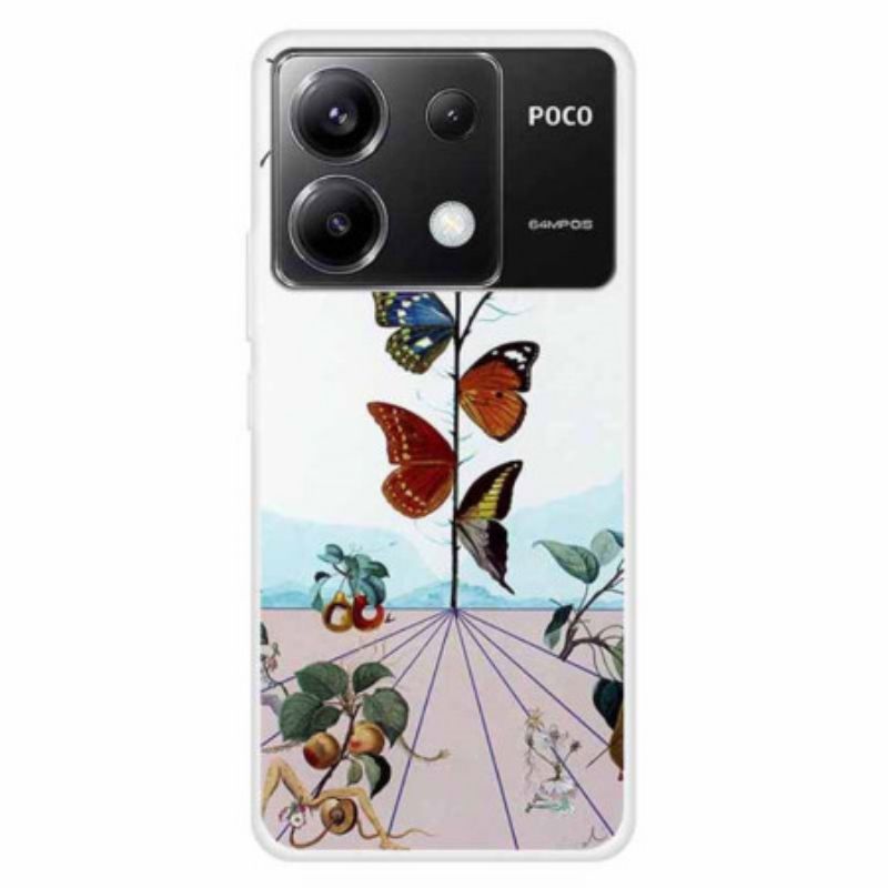 Kryt Xiaomi Redmi Note 13 Pro 5g Kryt Na Mobil Motýlie Kvety