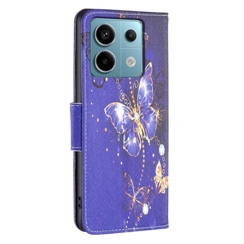 Puzdro Xiaomi Redmi Note 13 Pro 5g Fialové Motýle