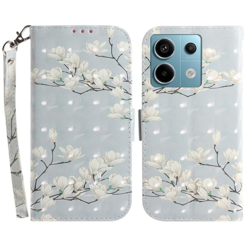Puzdro Xiaomi Redmi Note 13 Pro 5g Lanière Magnolias