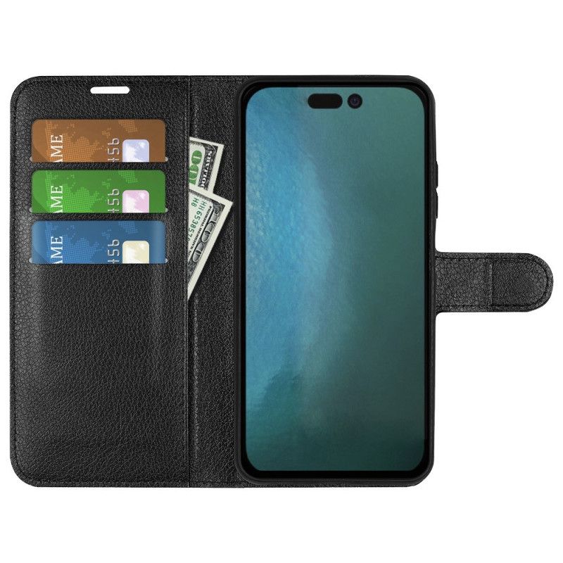 Kožené Puzdro iPhone 14 Pro Klasické