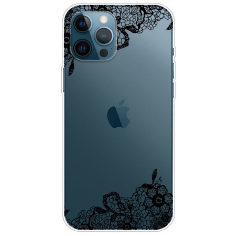 Kryt iPhone 14 Pro Bezšvová Čipka
