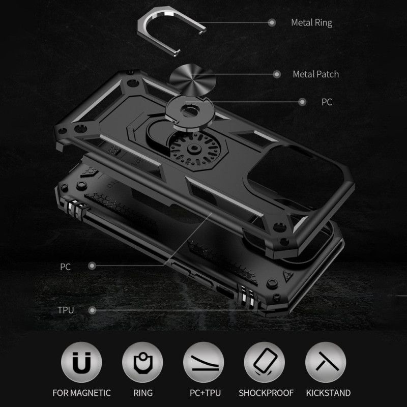 Kryt iPhone 14 Pro Dizajn Prstencovej Konzoly