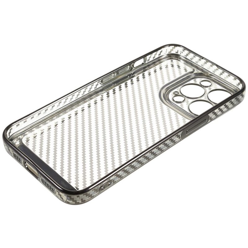 Kryt iPhone 14 Pro Štýlové Uhlíkové Vlákno