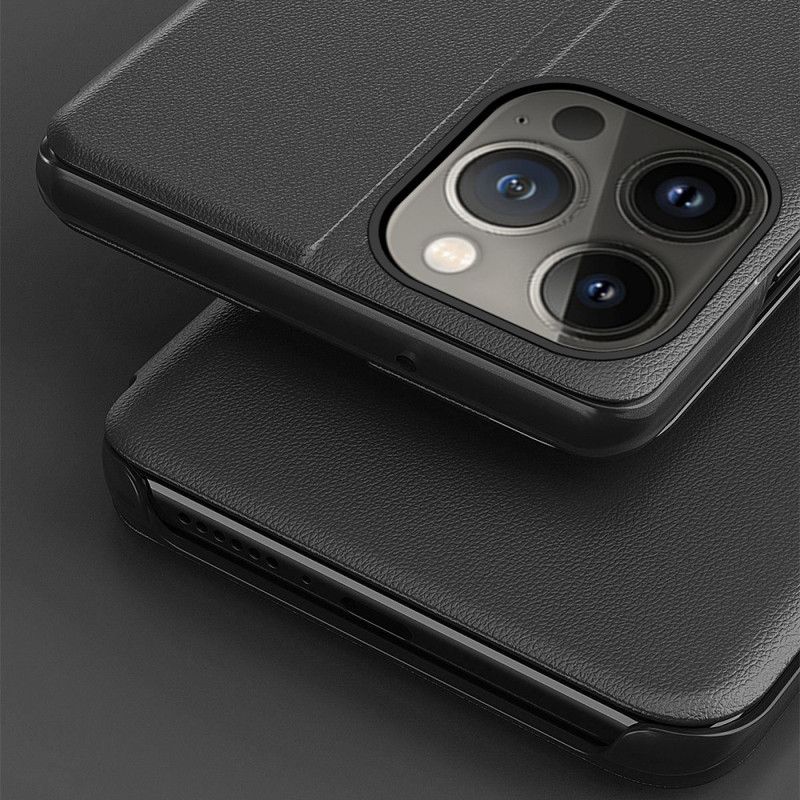 Kryt iPhone 14 Pro Textúrovaná Umelá Koža