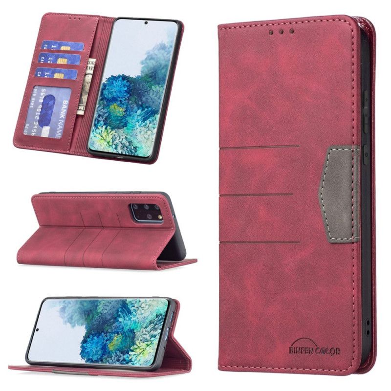 Flipové Puzdro Samsung Galaxy S20 Plus / S20 Plus 5G Kožené Puzdro Farba Binfen