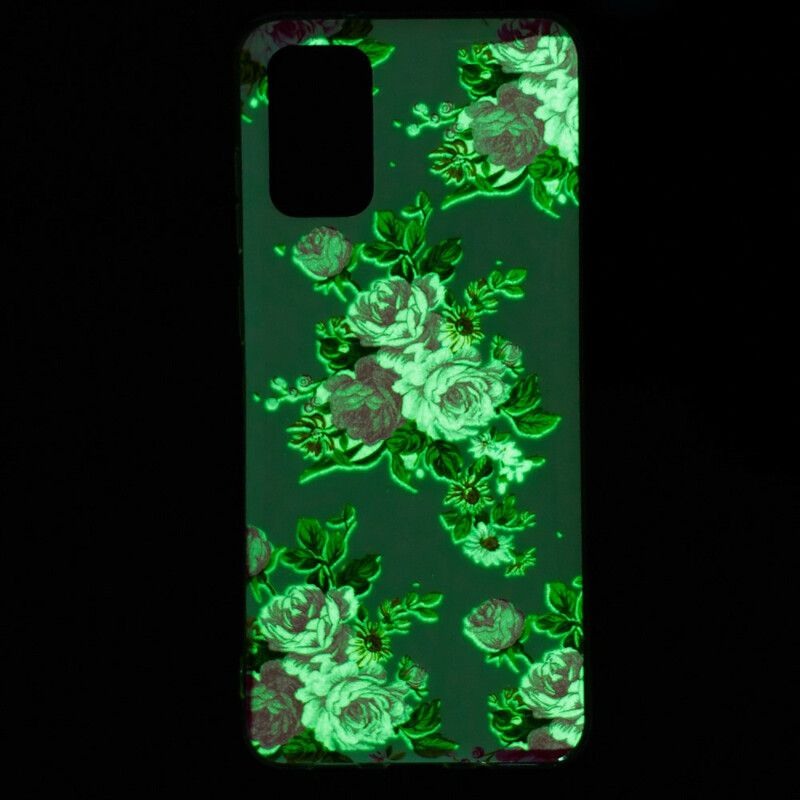 Kryt Samsung Galaxy S20 Plus / S20 Plus 5G Fluorescenčné Kvety