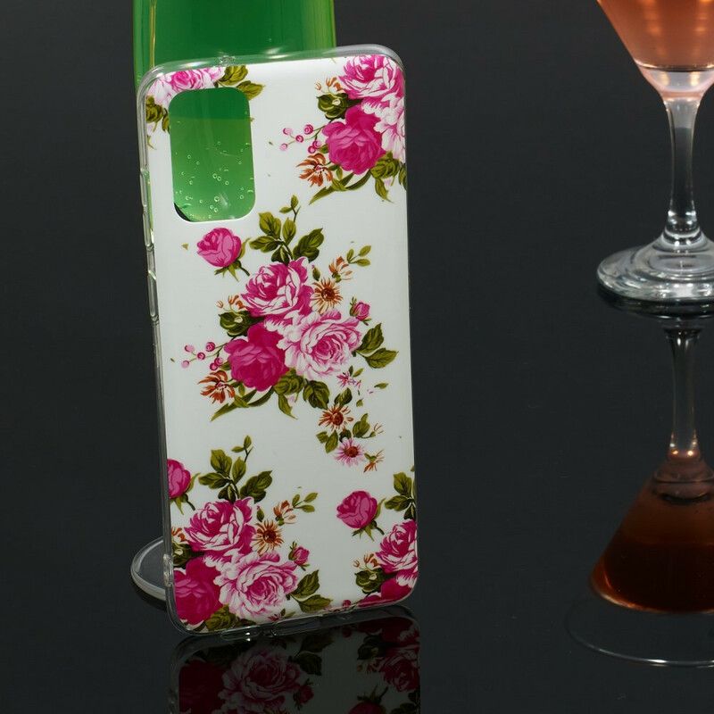 Kryt Samsung Galaxy S20 Plus / S20 Plus 5G Fluorescenčné Kvety