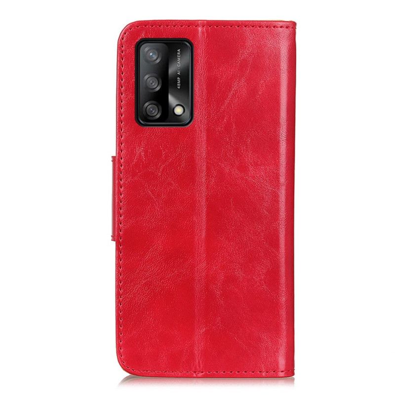 Kožené Puzdro Oppo A74 4G Delená Kožená Obojstranná Spona