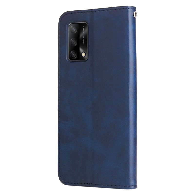 Kožené Puzdro Oppo A74 4G Vintage Peňaženka Na Mince