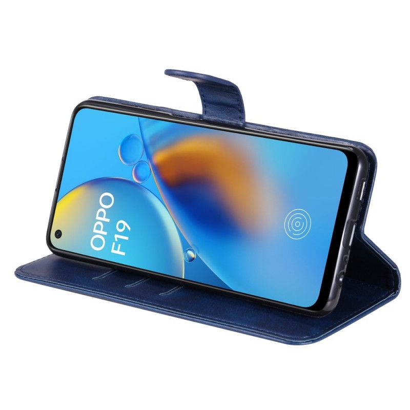 Kožené Puzdro Oppo A74 4G Vintage Peňaženka Na Mince