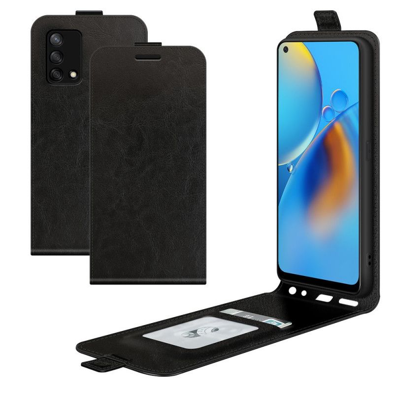 Peňaženkový Kryt Oppo A74 4G Flipové Puzdro Skladacie Retro