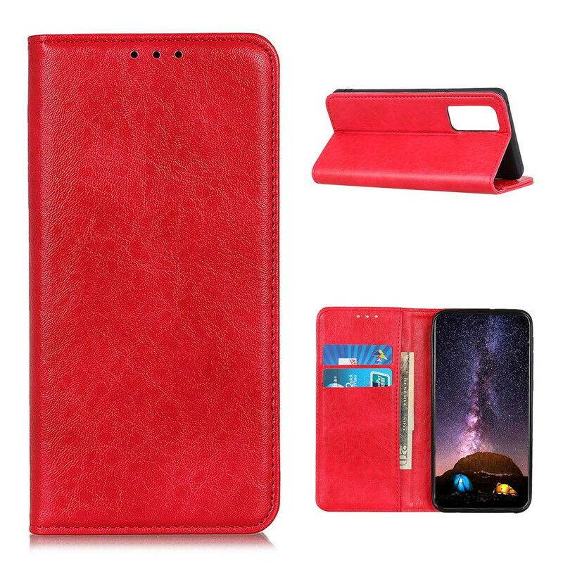 Flipové Puzdro Xiaomi Mi 10T / 10T Pro Kožené Puzdro Štruktúrovaná Štiepaná Koža