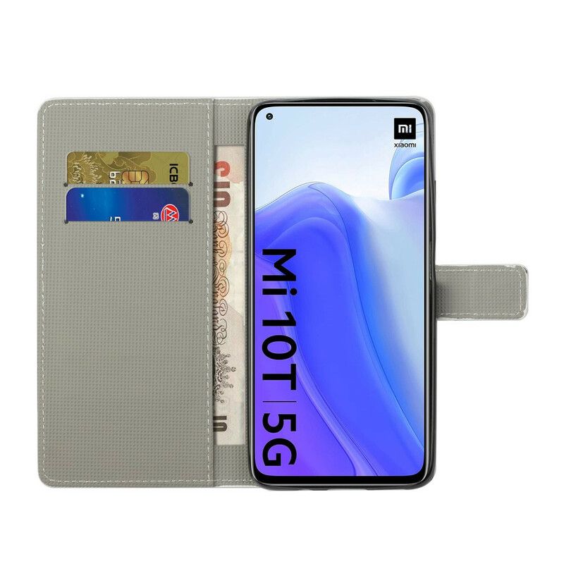 Kožené Puzdro Xiaomi Mi 10T / 10T Pro Americká Vlajka