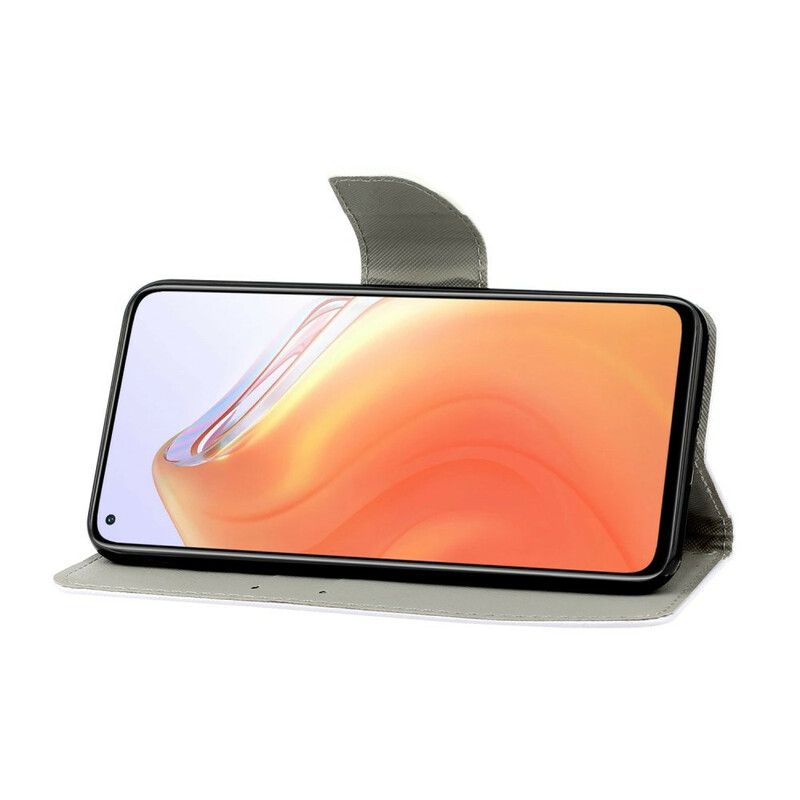 Kožené Puzdro Xiaomi Mi 10T / 10T Pro Hviezdy A Flitre So Šnúrkou