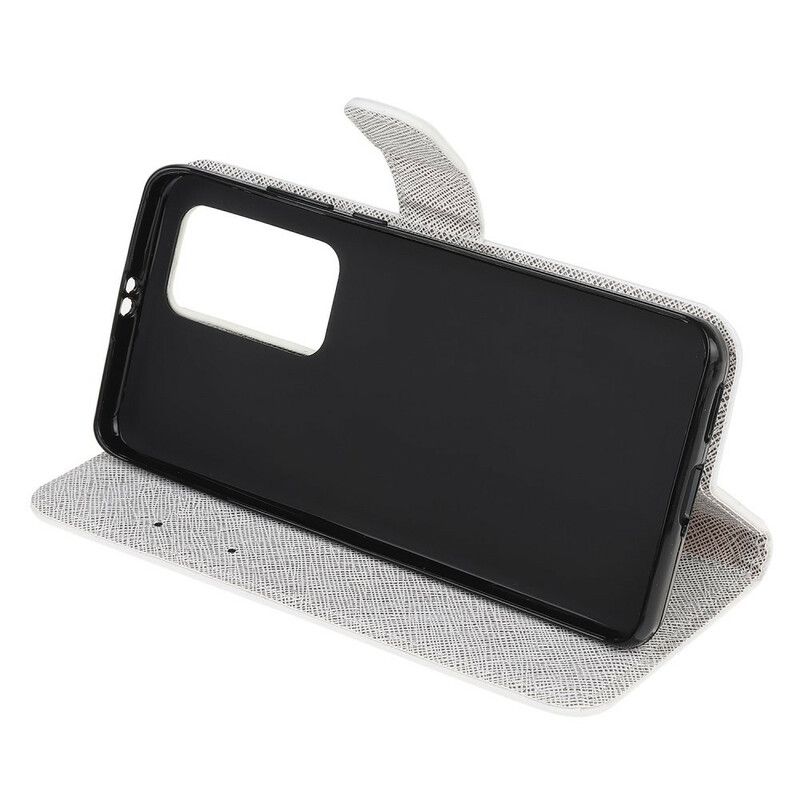 Kožené Puzdro Xiaomi Mi 10T / 10T Pro Kvety Lunárneho Popruhu