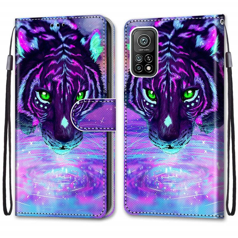 Kožené Puzdro Xiaomi Mi 10T / 10T Pro Magická Mačka