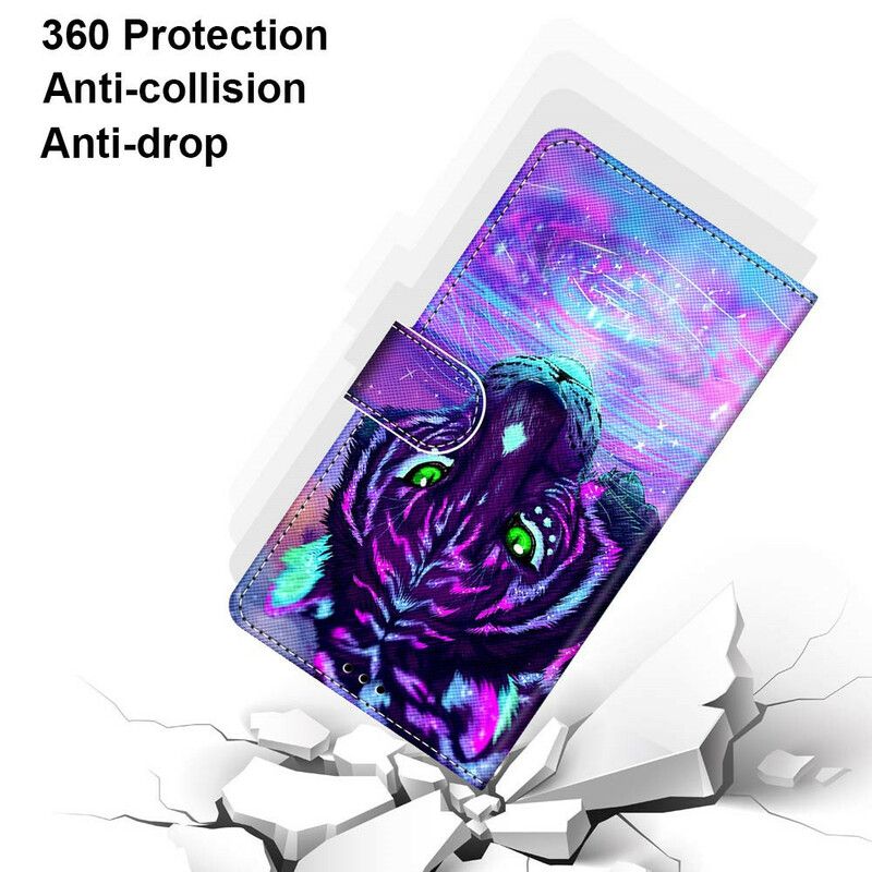 Kožené Puzdro Xiaomi Mi 10T / 10T Pro Magická Mačka