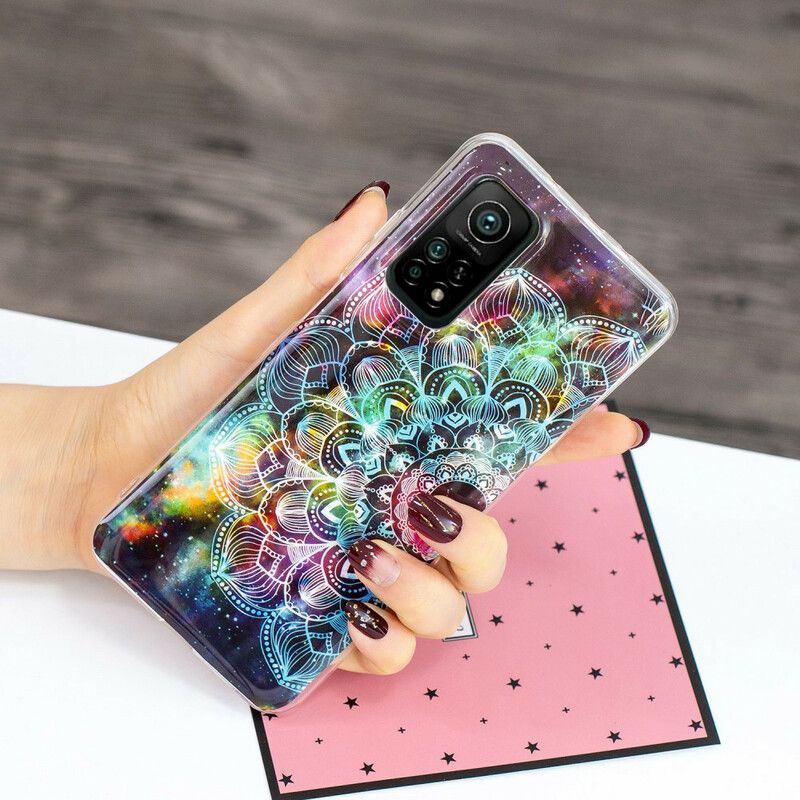 Kryt Xiaomi Mi 10T / 10T Pro Fluorescenčná Kvetinová Séria
