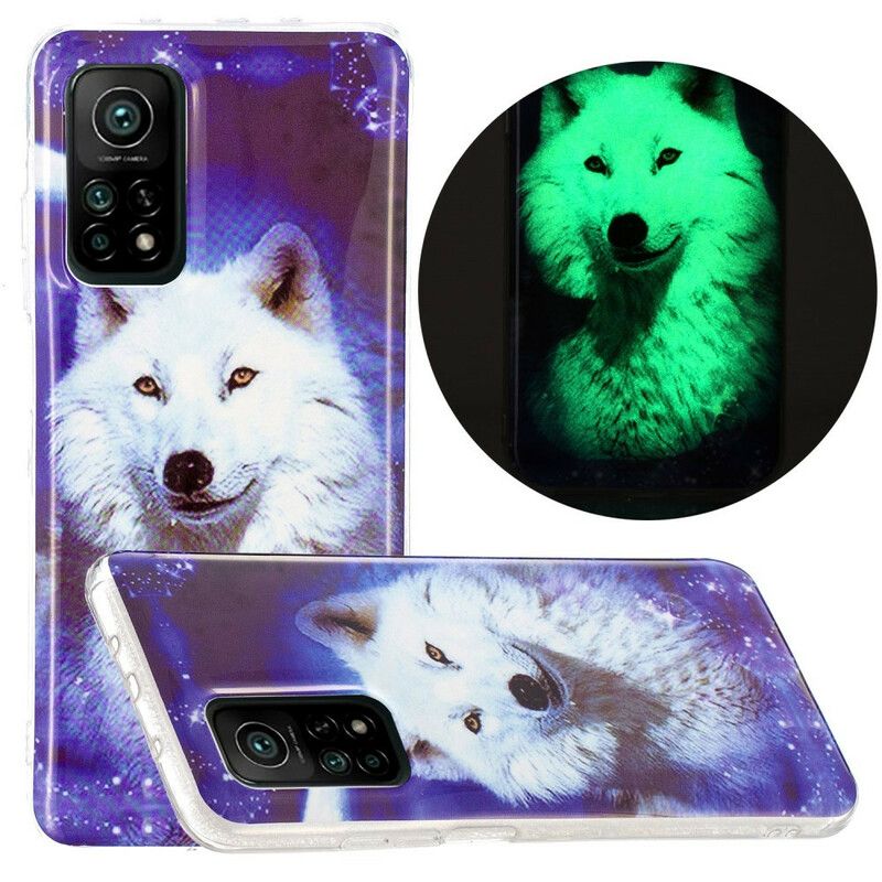Kryt Xiaomi Mi 10T / 10T Pro Fluorescenčná Séria Wolf