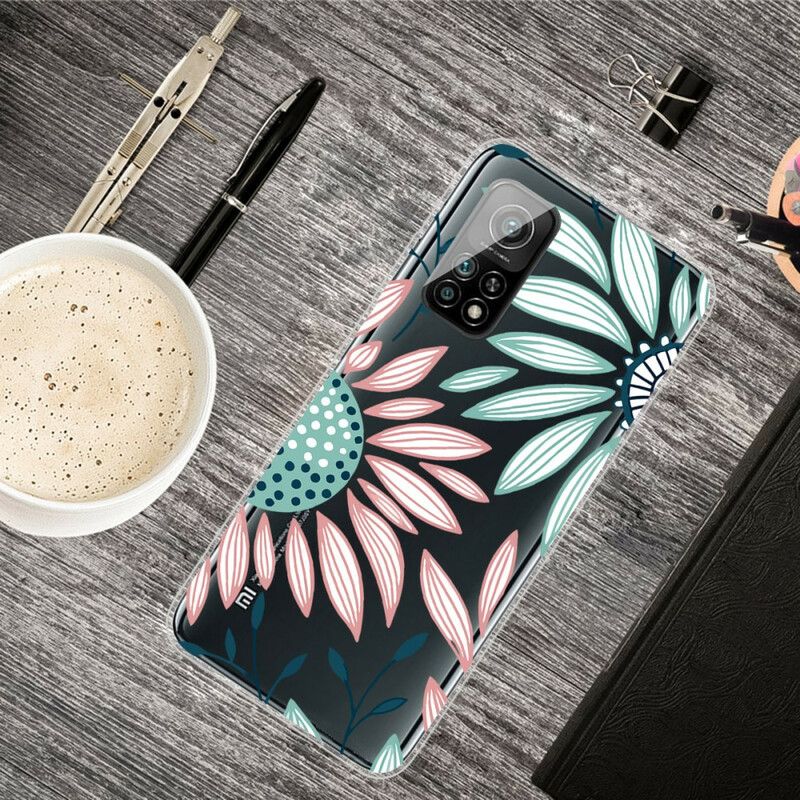 Kryt Xiaomi Mi 10T / 10T Pro Transparentný Jeden Kvet