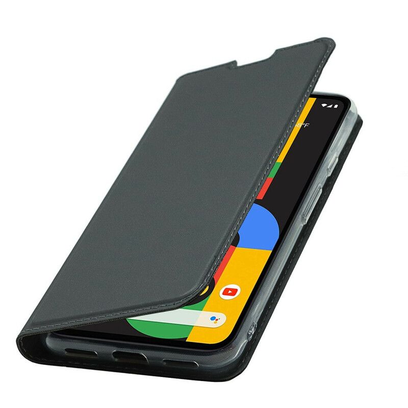 Flipové Puzdro Google Pixel 5A Kožené Puzdro Magnetická Spona