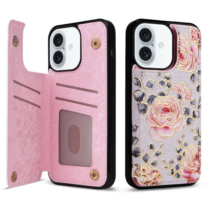 Kryt iPhone 16 Plus Kvetinová Rfid Ochrana