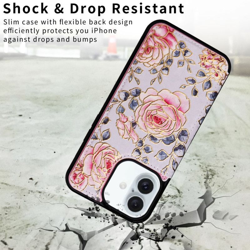 Kryt iPhone 16 Plus Kvetinová Rfid Ochrana