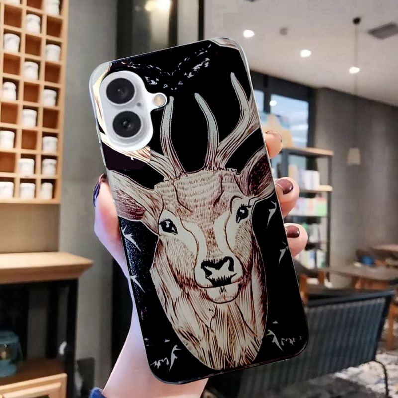 Kryt Na iPhone 16 Plus Hlava Jeleňa